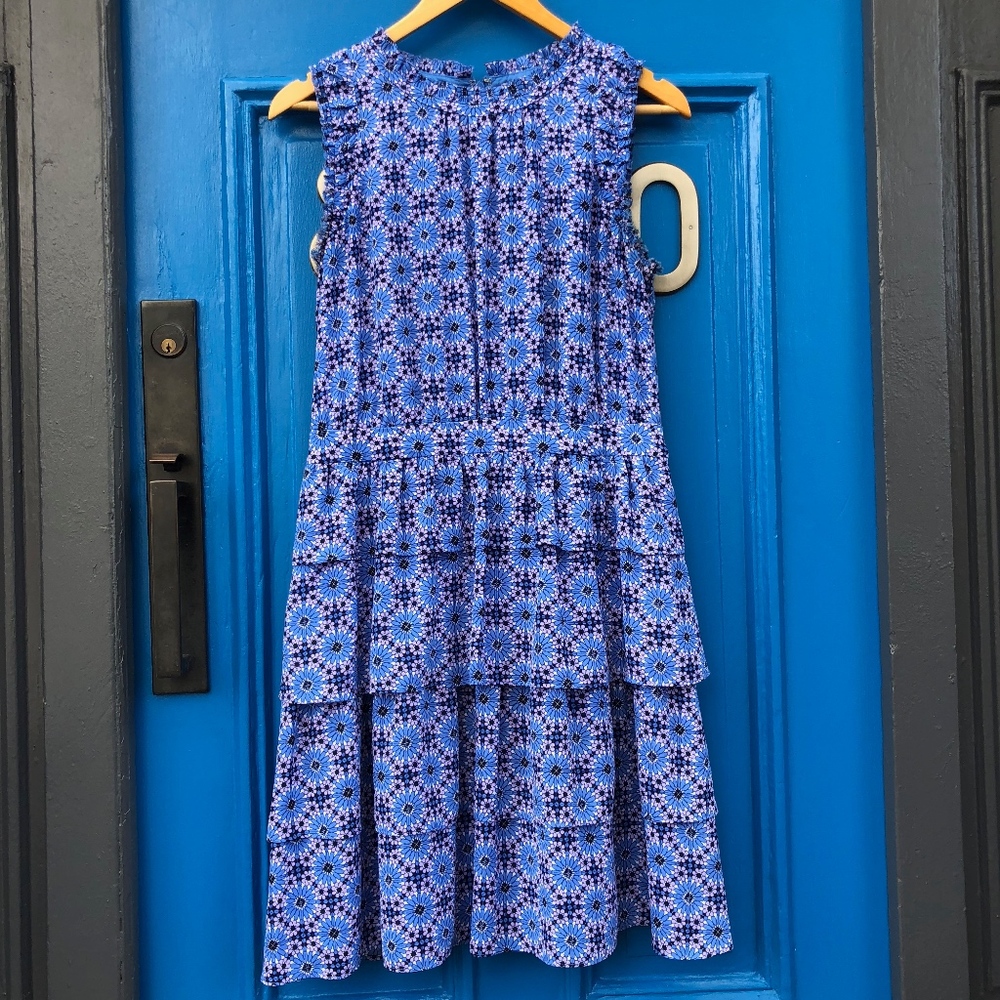 Blue Floral Dress